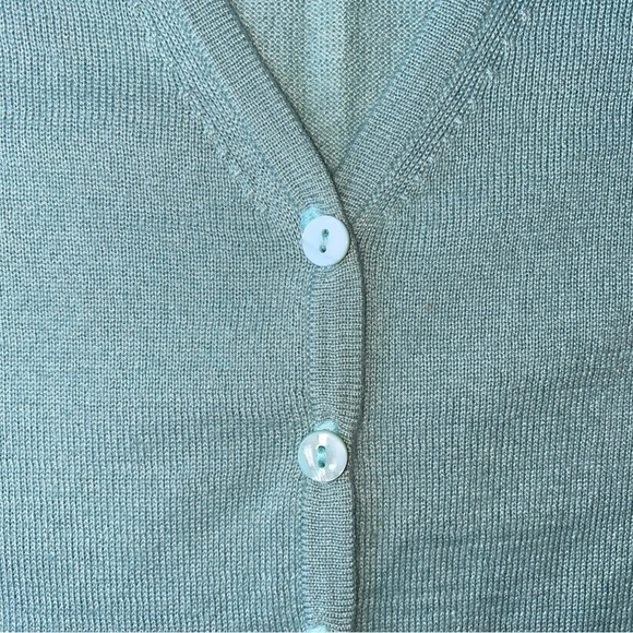 Alpha Massimo Rebecchi Cashmere Silk Cardigan Size 46 / Small - Picture 9 of 11